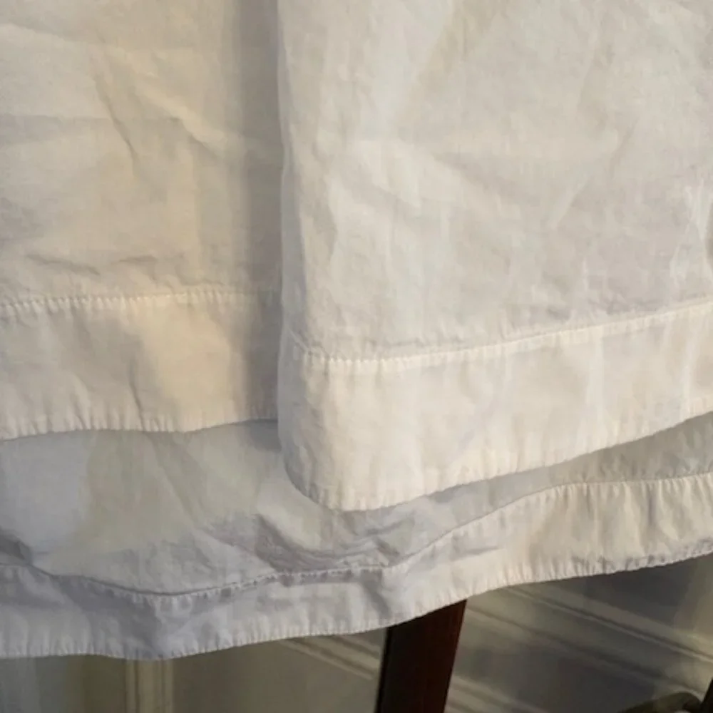 Vineyard Vines White 3/4 Sleeves Blouse, Size Medium - Picture 3 of 5